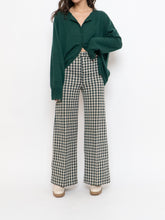Load image into Gallery viewer, Vintage x Handmade Green &amp; White Checkered Pant (S)
