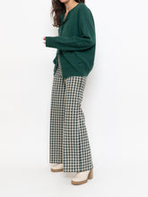 Load image into Gallery viewer, Vintage x Handmade Green &amp; White Checkered Pant (S)
