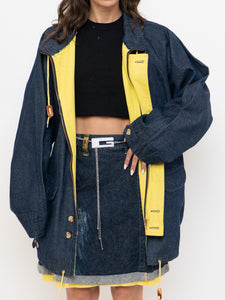Vintage x TEFANEL Denim, Yellow-lined Jacket (L)