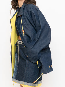 Vintage x TEFANEL Denim, Yellow-lined Jacket (L)