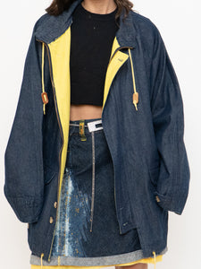 Vintage x TEFANEL Denim, Yellow-lined Jacket (L)