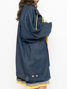 Vintage x TEFANEL Denim, Yellow-lined Jacket (L)