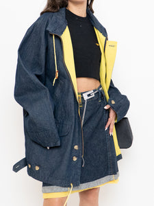 Vintage x TEFANEL Denim, Yellow-lined Jacket (L)