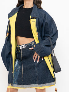 Vintage x TEFANEL Denim, Yellow-lined Jacket (L)