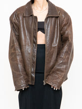 Load image into Gallery viewer, Vintage x DANIER Faded Brown Leather Jacket (S-L)