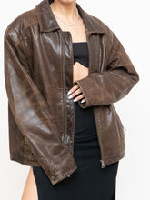 Load image into Gallery viewer, Vintage x DANIER Faded Brown Leather Jacket (S-L)