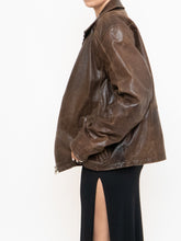 Load image into Gallery viewer, Vintage x DANIER Faded Brown Leather Jacket (S-L)