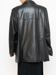 Vintage x DANIER LEATHER Double-zip Leather Jacket (S-XL)
