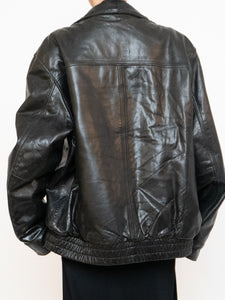 Vintage x DANIER LEATHER Insulated Worn Leather Jacket (XS-XL)