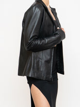 Load image into Gallery viewer, Vintage x FAIRWEATHER Black Leather Cropped Jacket (XS-M)