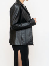 Load image into Gallery viewer, Vintage x FAIRWEATHER Black Leather Cropped Jacket (XS-M)