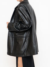 Load image into Gallery viewer, Vintage x Black Butter Leather Red Satin-lined Jacket (S-XL)