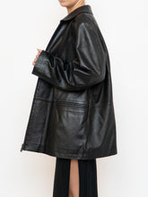 Load image into Gallery viewer, Vintage x Black Butter Leather Red Satin-lined Jacket (S-XL)
