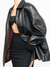 Load image into Gallery viewer, Vintage x Black Butter Leather Red Satin-lined Jacket (S-XL)