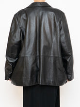 Load image into Gallery viewer, Vintage x Black Butter Leather Red Satin-lined Jacket (S-XL)