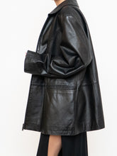Load image into Gallery viewer, Vintage x Black Butter Leather Red Satin-lined Jacket (S-XL)
