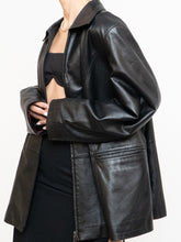 Load image into Gallery viewer, Vintage x Black Butter Leather Red Satin-lined Jacket (S-XL)