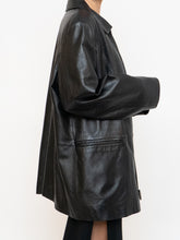 Load image into Gallery viewer, Vintage x Black Butter Leather Red Satin-lined Jacket (S-XL)