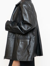 Load image into Gallery viewer, Vintage x Black Butter Leather Red Satin-lined Jacket (S-XL)