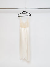 Load image into Gallery viewer, Cream Lace and Satin Slip and Robe Set (