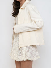 Load image into Gallery viewer, Vintage x CYC Cream Denim Jacket (XS-M)