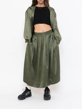 Load image into Gallery viewer, Vintage x Olive Green Pure Silk Set (L, XL)