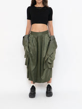 Load image into Gallery viewer, Vintage x Olive Green Pure Silk Set (L, XL)