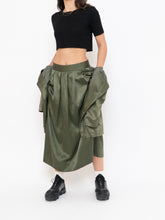 Load image into Gallery viewer, Vintage x Olive Green Pure Silk Set (L, XL)