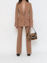 Load image into Gallery viewer, Vintage x Made in France x Camel Wool Blazer Set (XS, S)