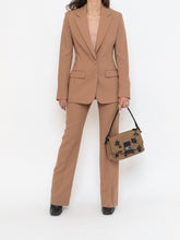 Load image into Gallery viewer, Vintage x Made in France x Camel Wool Blazer Set (XS, S)