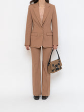 Load image into Gallery viewer, Vintage x Made in France x Camel Wool Blazer Set (XS, S)
