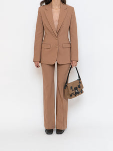 Vintage x Made in France x Camel Wool Blazer Set (XS, S)