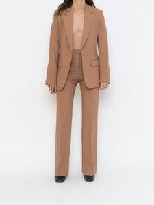 Vintage x Made in France x Camel Wool Blazer Set (XS, S)