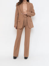 Load image into Gallery viewer, Vintage x Made in France x Camel Wool Blazer Set (XS, S)