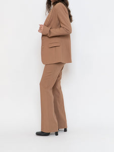 Vintage x Made in France x Camel Wool Blazer Set (XS, S)