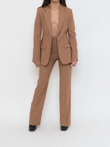 Vintage x Made in France x Camel Wool Blazer Set (XS, S)