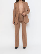 Load image into Gallery viewer, Vintage x Made in France x Camel Wool Blazer Set (XS, S)