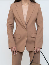Load image into Gallery viewer, Vintage x Made in France x Camel Wool Blazer Set (XS, S)