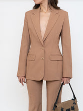 Load image into Gallery viewer, Vintage x Made in France x Camel Wool Blazer Set (XS, S)