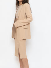 Load image into Gallery viewer, Vintage x Made in Spain x ZARA Beige Blazer, Skirt Set (M)