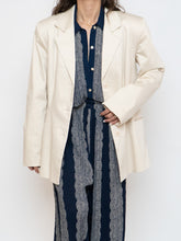 Load image into Gallery viewer, Vintage x Made in Canada x Cream Cotton Blazer (S, M)