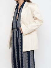 Load image into Gallery viewer, Vintage x Made in Canada x Cream Cotton Blazer (S, M)
