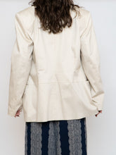 Load image into Gallery viewer, Vintage x Made in Canada x Cream Cotton Blazer (S, M)