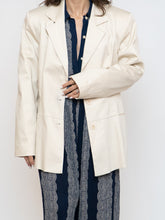 Load image into Gallery viewer, Vintage x Made in Canada x Cream Cotton Blazer (S, M)