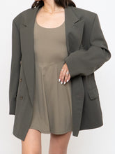 Load image into Gallery viewer, Vintage x Made in USA x NORDSTROM Wool Olive Blazer (S-XL)