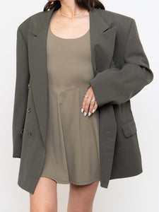 Vintage x Made in USA x NORDSTROM Wool Olive Blazer (S-XL)