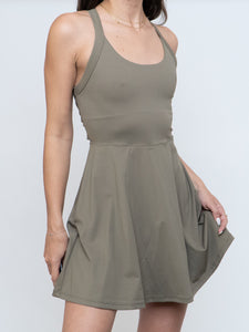 Modern x Olive Green Workout Dress/Skort (XS, S)