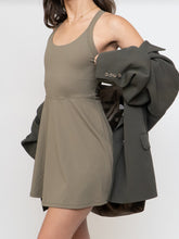 Load image into Gallery viewer, Modern x Olive Green Workout Dress/Skort (XS, S)