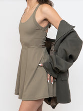 Load image into Gallery viewer, Modern x Olive Green Workout Dress/Skort (XS, S)