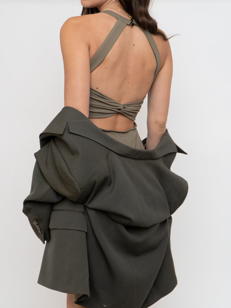 Modern x Olive Green Workout Dress/Skort (XS, S)